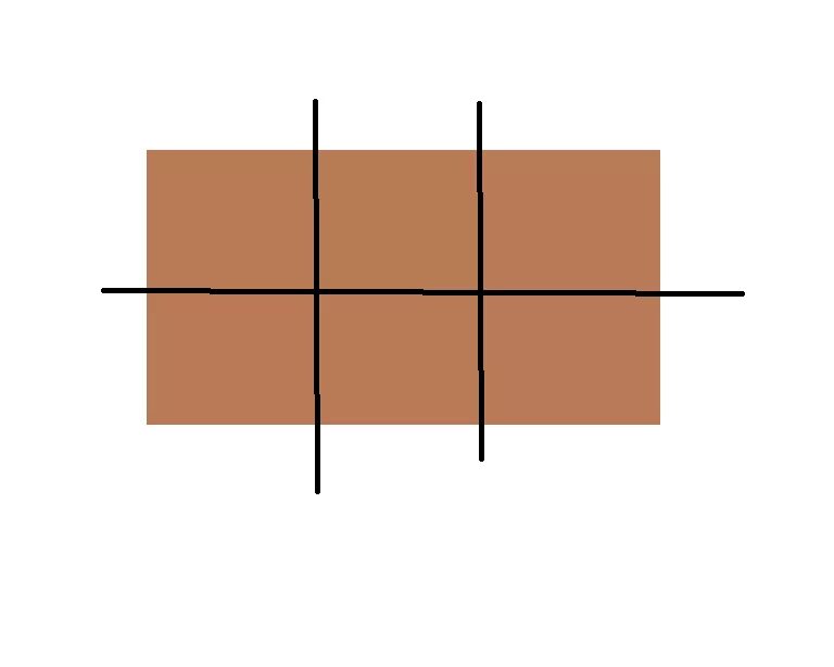Одном из равных частей. Пирог прямоугольной формы двумя разрезами разделили на 4. Значок прямоугольной формы разделенный на две половины. Разделить прямоугольный пирог на 16 частей.