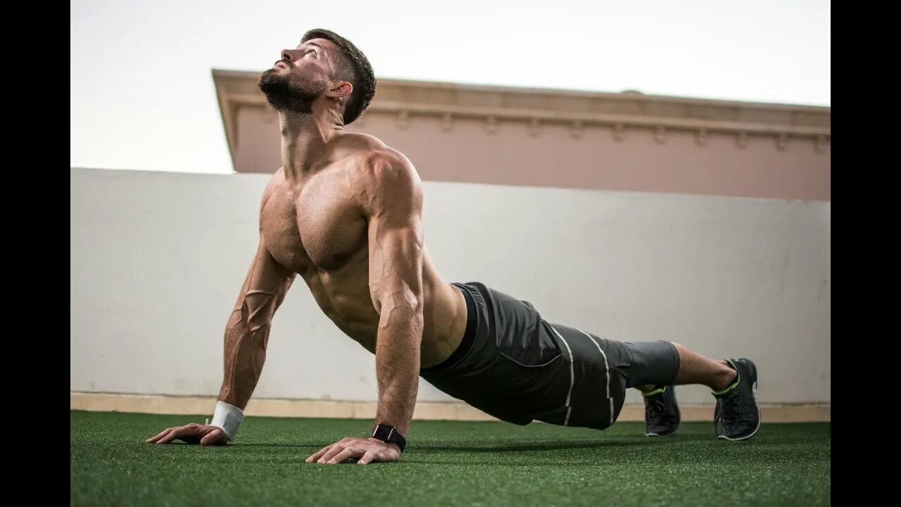 Неправильные отжимания. Как отжаться 50. Мужик отжимается жирный. Толстый отжимается. 50 отжиманий 50 пресс.