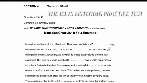 Listening test 4