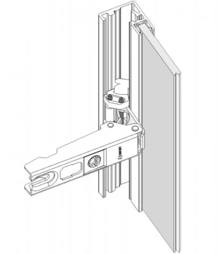 Петли Salice для узкого алюминиевого профиля. Salice петли мебельные для алюминиевого профиля. Петля для узких рамочных фасадов вкладная. Фасадный профиль mf20.