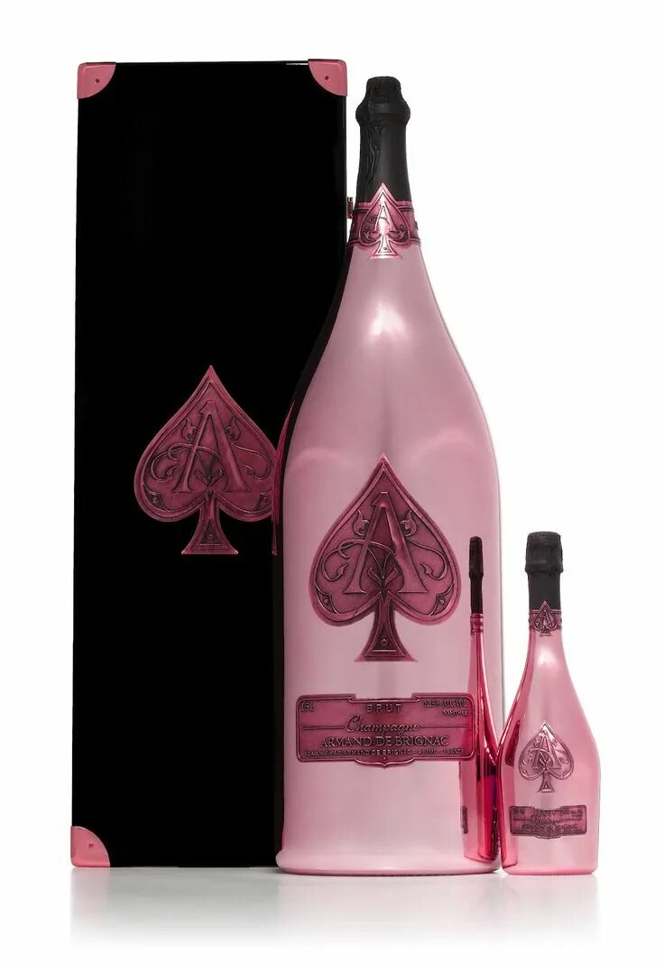 Armand de Brignac Brut Gold. "Armand de Brignac" Brut Gold, Wooden Box, 30 л. Armand de Brignac Rosé, 30 литров, 2013 - 275 000 долларов. 5 бутылок шампанского