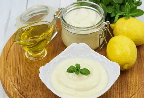 Майонез с горчицей и лимонным соком