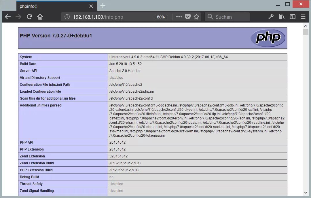 Phpinfo. Apache php. Версии php. Ubuntu phpinfo. Php 7.0