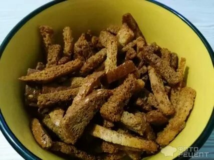 Сухарики в масле в духовке