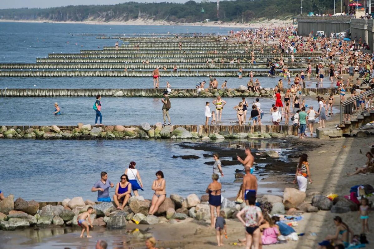 Температура воды в балтийском море зеленоградск. Светлогорск пляжи волнорезы. Пляж в Светлогорске 2023. Светлогорск пляж 2022. Пляж сковородка в Зеленоградске.