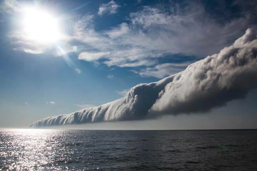 Clouds rolling
