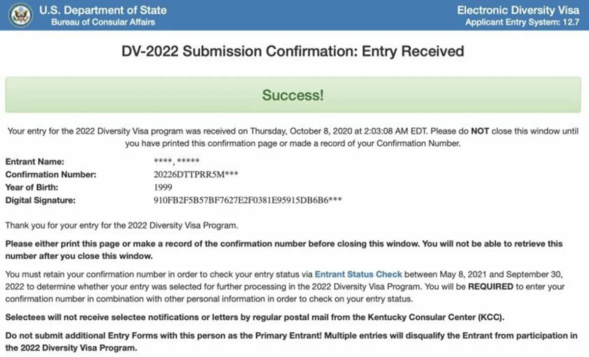 Has not been selected for. Confirmation number грин карта. has not been selected грин карта. green card check status. brencard has been selevted.