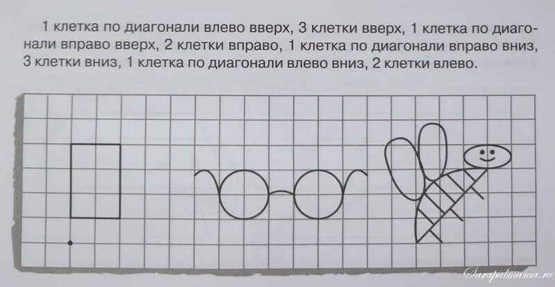 графический диктант для дошкольников. графический диктант по клеточкам для дошкольников 6-7 задания. 3 клетки влево. вправо влево рисунок по клеткам. математический диктант для дошкольников простой.