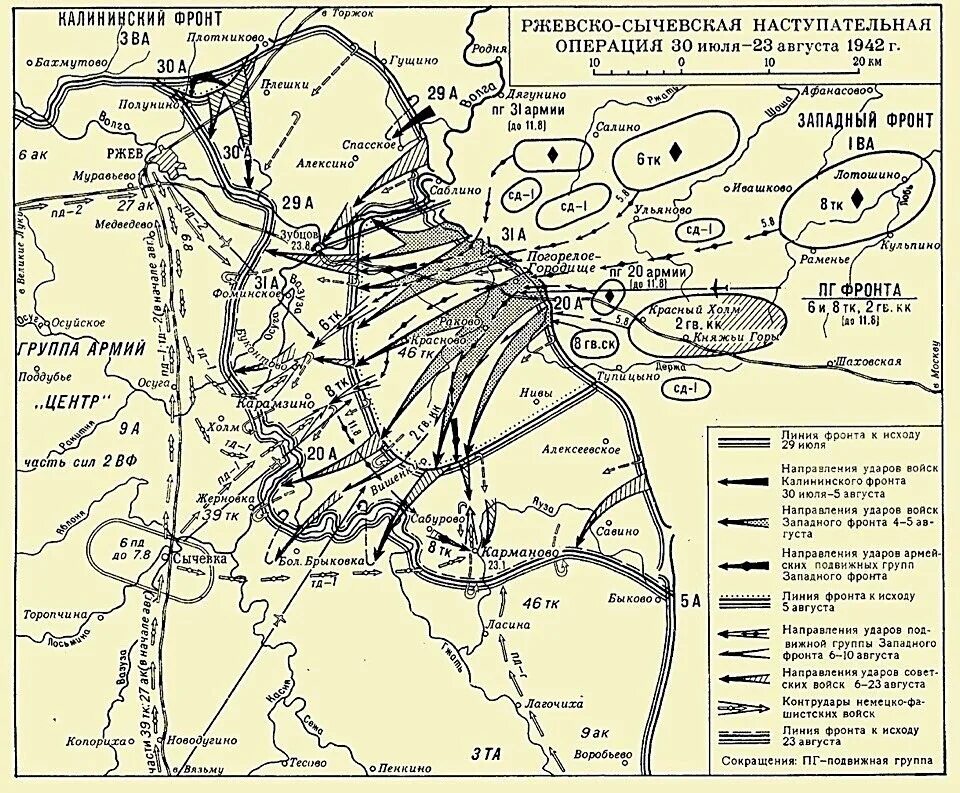 3 августа 1942 г. Ржевско-Сычёвская наступательная операция. Операция «Марс». Войска Брянского фронта 1942-1943. Ржевско-Сычёвская июль август 1942. Линия фронта 1942 года Калининский фронт карта.