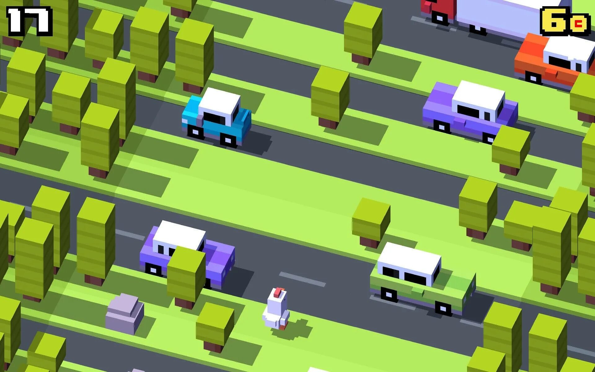Crossing roads