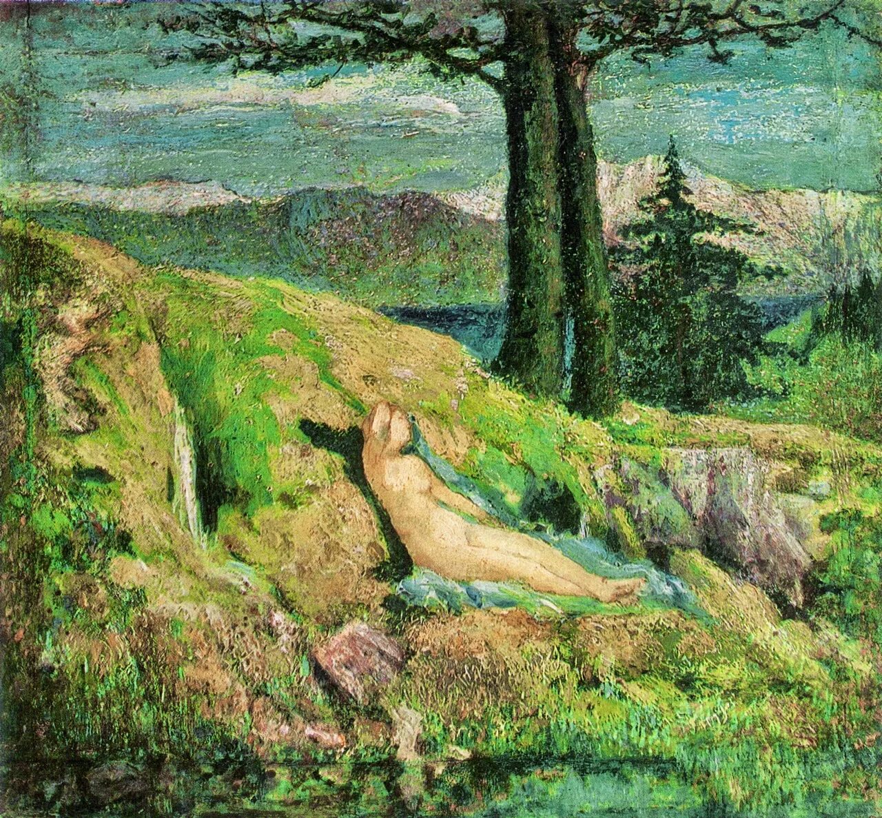 Источник картина. Сегантини Джованни (1858-1899). Джованни Сегантини картины. Символизм Джованни Сегантини. Постимпрессионизм Джованни Сегантини.