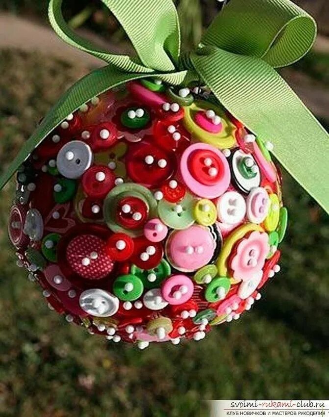 Как сделать новогоднюю игрушку