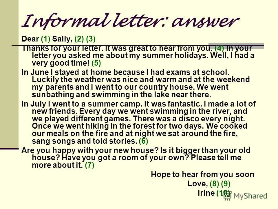 1 she is writing a letter. From to в письме. Письмо по английскому informal Letter. План Letter. Informal Letters презентация