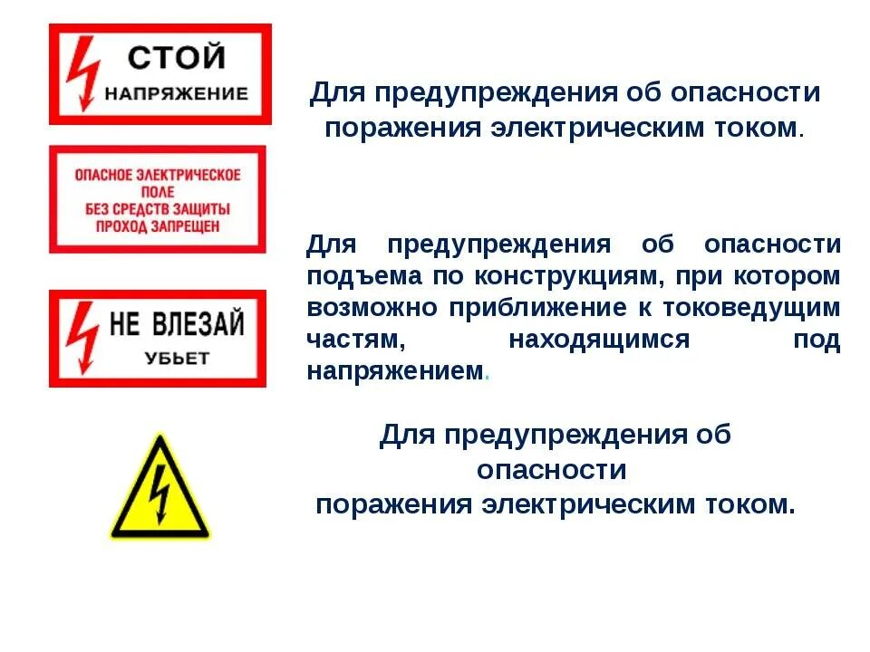 Безопасным является электрическое напряжение