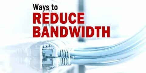 High bandwidth usage