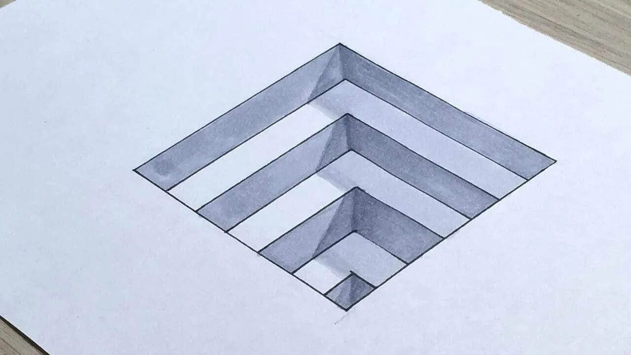 Объемные рисунки. Оптические иллюзии на бумаге. 3д рисунки карандашом легкие. Оптические иллюзии легкие.