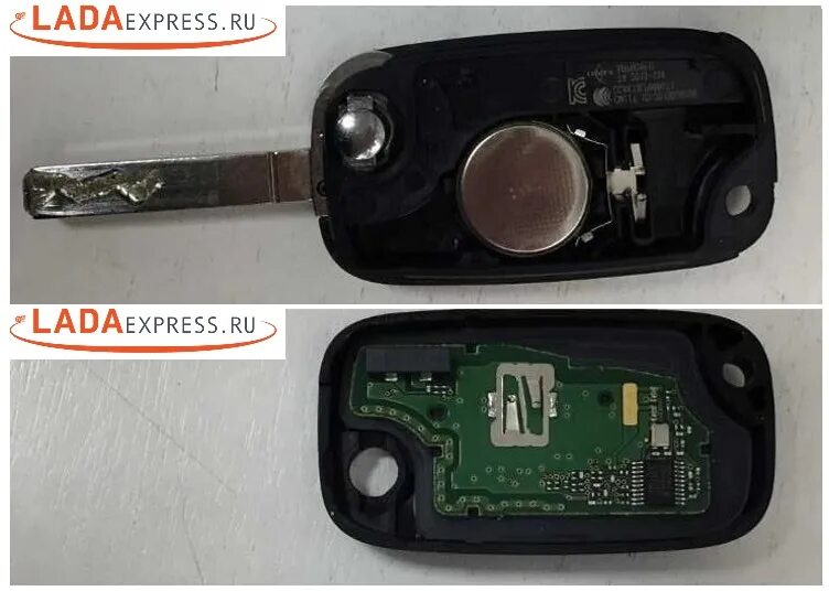 Меняем батарейку в штатном ключе LADA VESTA - XRAY Авто-маньяк Дзен