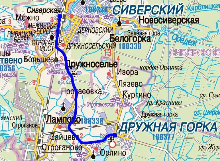 151д гатчина дружная горка