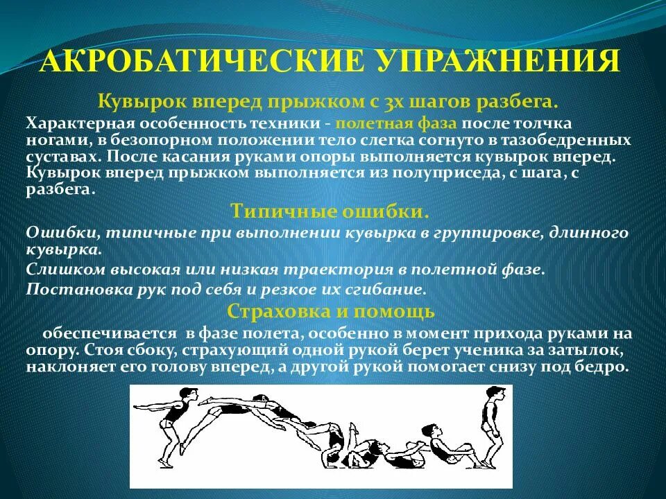 Акробатические упражнения. Техника выполнения акробатических упражнений. Акробатические упражнения в гимнастике. Акробатические упражнения последовательность.