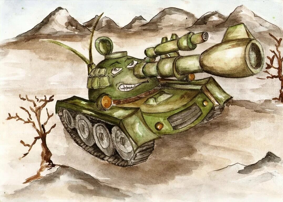 Картинки танчики. Танк рисунок. Танки рисунки. Рисунки на военную тему. Детский рисунок танка.