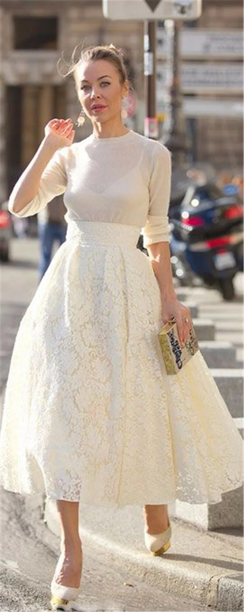 Белое платье миди с пышной юбкой. Белые юбки платья. Стильное белое платье. Белый топ и юбка. Белое платье миди с пышной юбкой.