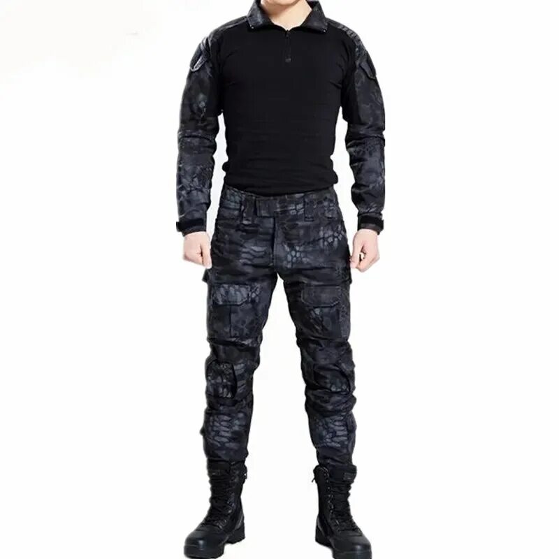 Новая тактическая форма. Тактический костюм. Костюм тактический черный. Черный камуфляж. Черная Военная форма.