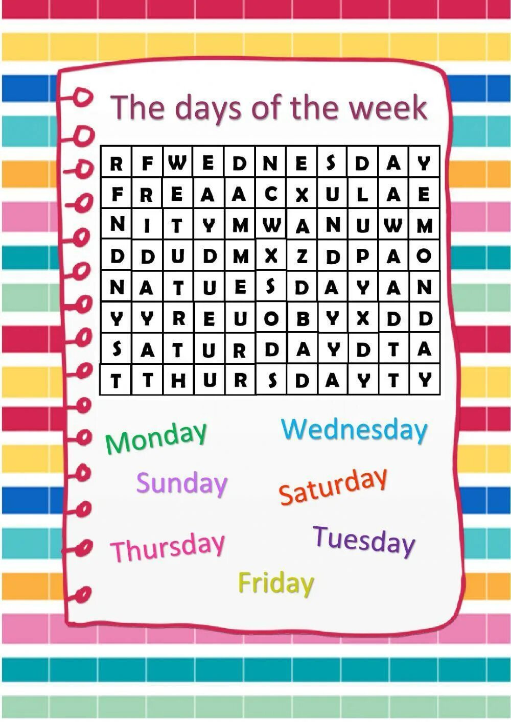 Days of the week for kids song. Days of the week. Days of the week задания. Days of the week Worksheet. Days of the week ESL.