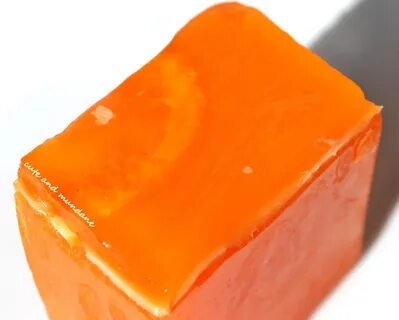 Orange soap