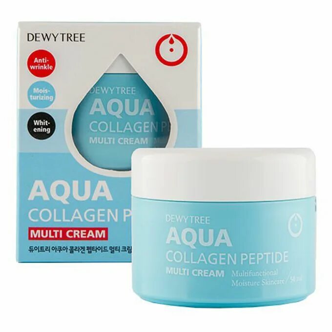 Мульти крем. Dewytree Aqua Collagen крем. Aqua Collagen Peptide Multi Cream dewytree. Крем увлажняющий (50мл) Aqua+. Aqua Collagen Peptide Multi Cream.