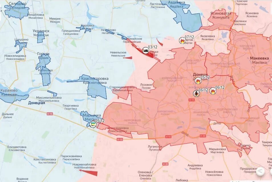 Марьинка Донецкая карта боевых. Донецк Марьинка на карте. Донецк на карте боевых действий. Макеевка на карте боевых действий. Марьинка сегодня карта