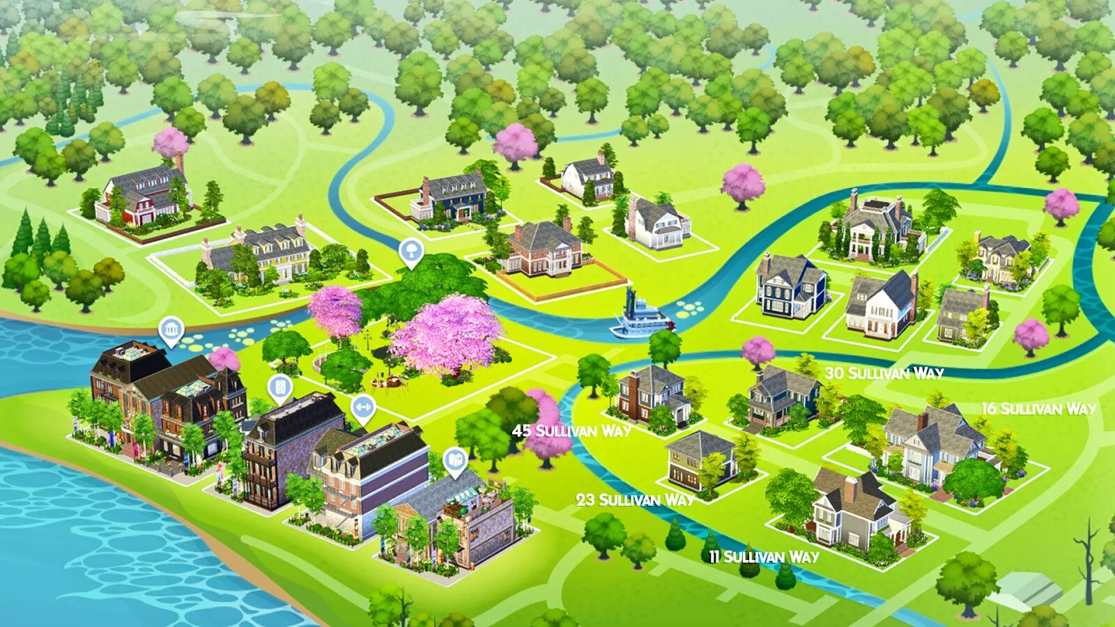 Симс 4 карта города виллоу крик. Sims 4 ферма. Willow creek sims 4. Виллоу крик участки. Хранилище виллоу крик.