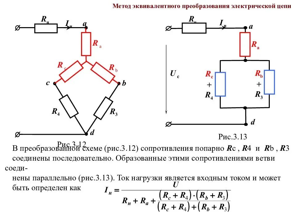 Метод преобразования цепей