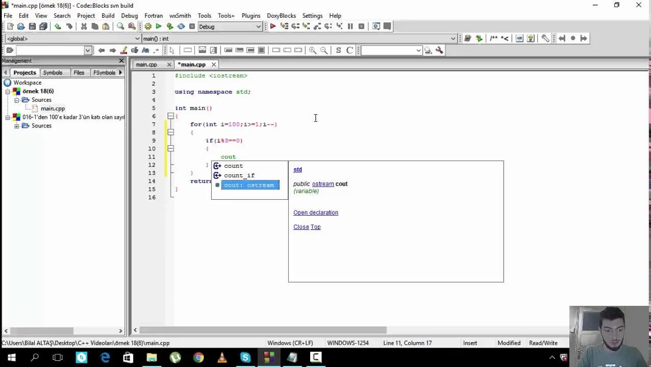 Cpp windows