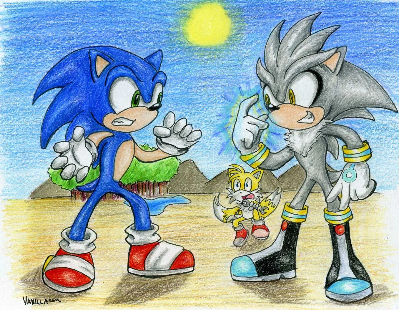 Sonic против соника. Sonic vs Silver. Сильвер против Соника. Sonic vs Shadow vs Silver. Sonic vs Silver Sonic.