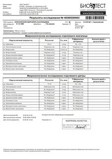 Тест на коронавирус мазок