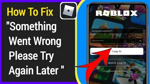 Something wrong try later