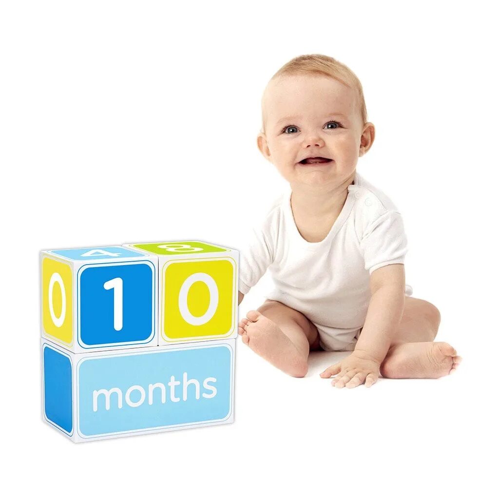 Кубики для детей от 9 месяцев. Кубики one на годик на белом фоне. Дети с кубиками фотоклипарт большого размера. 62201 Pearhead. Baby age