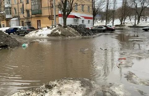 Какие улицы затопило в весеннем