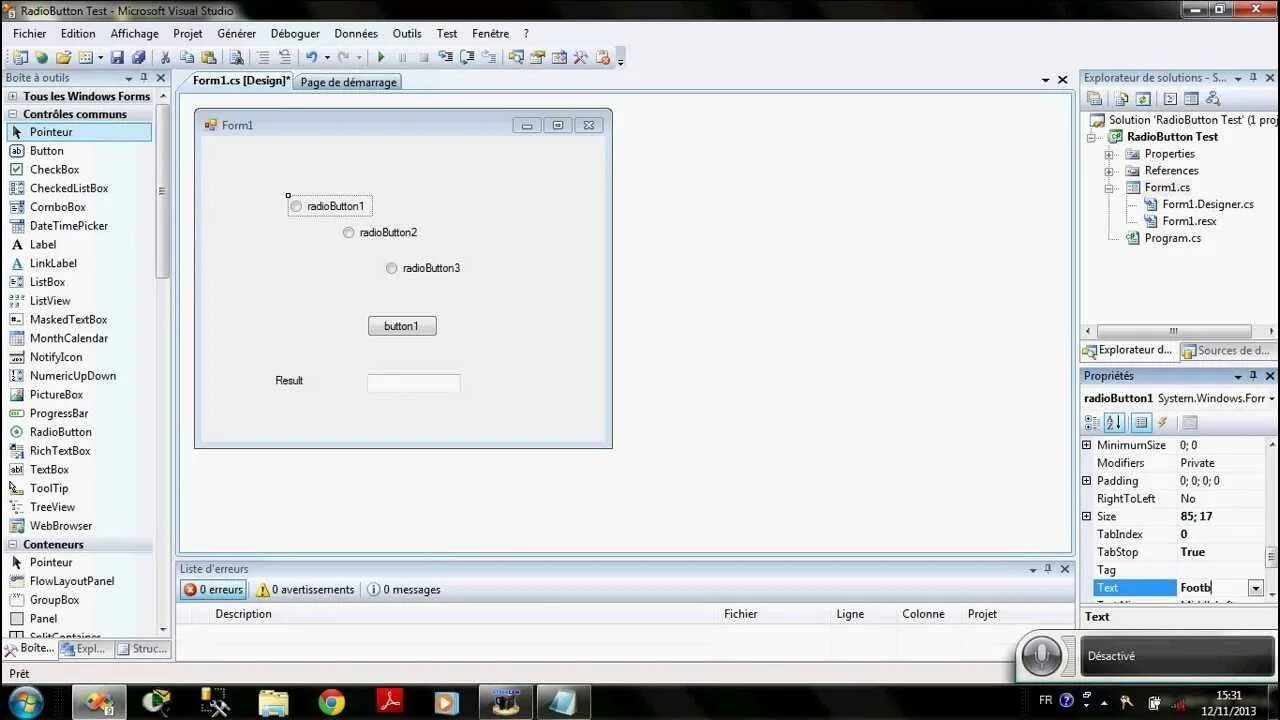 Windows form c 2025. Visual studio windows forms. панель элементов windows forms c#. windows forms radiobutton. radiobutton в visual studio.