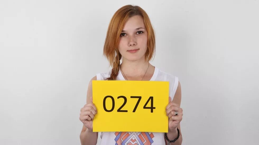 Bara 0274. Чехия кастинг рыжая. Czechav актрисы. Redhead casting