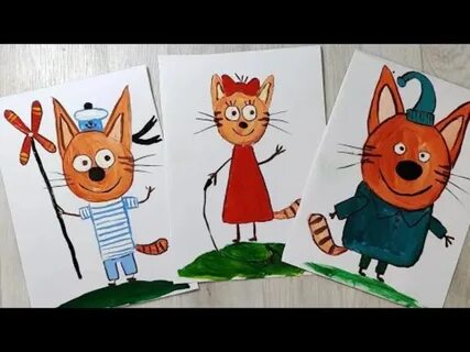 Как нарисовать кота коржика