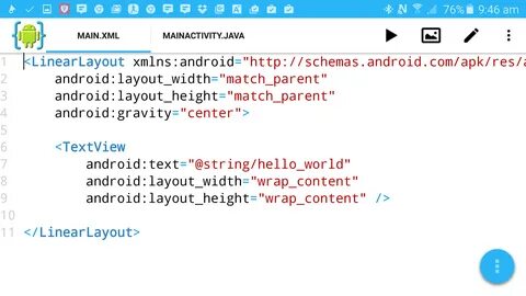 Main xml