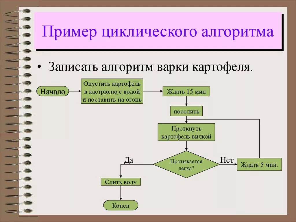 Циклический алгоритм из повседневной жизни блок схема. Циклический алгоритм примеры. Алгоритм с циклом примеры. Цикличный алгоритм примеры.