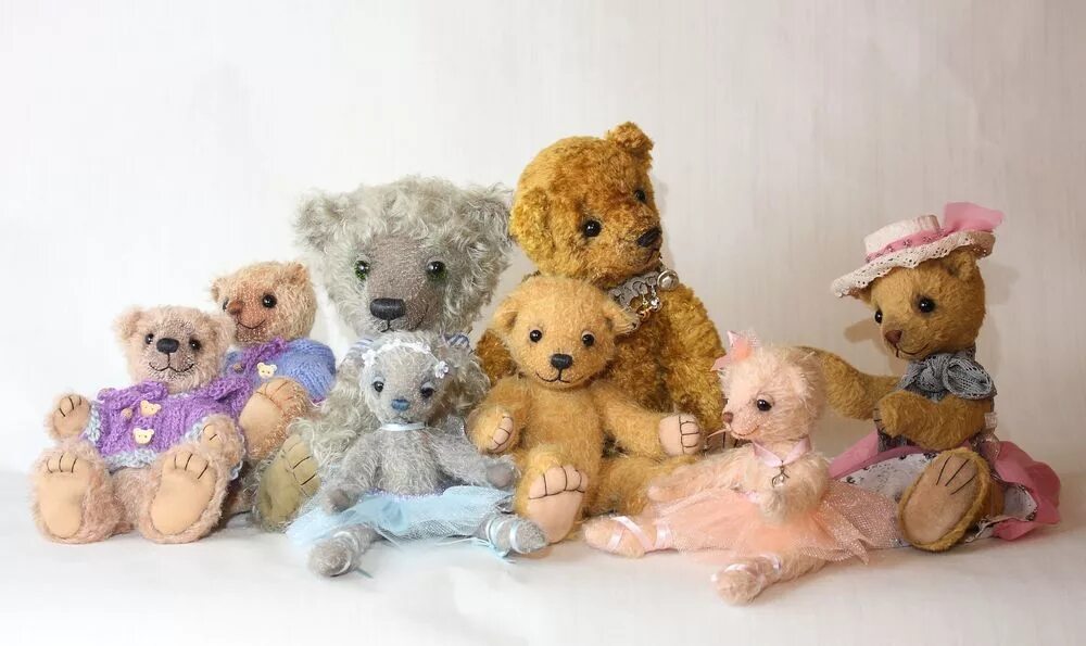 Куклы мишки тедди. Teddy Bears for sale.