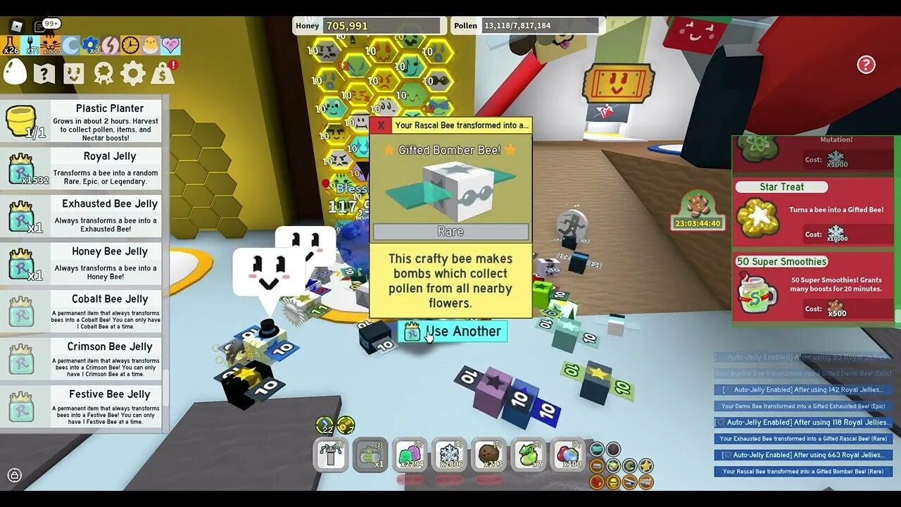 Bee swarm items. Мифик bee swarm. bee swarm simulator mythic bee. лайфхаки в bee swarm simulator. gifted bee bee swarm simulator вискас.