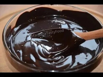 Вкусная шоколадная глазурь