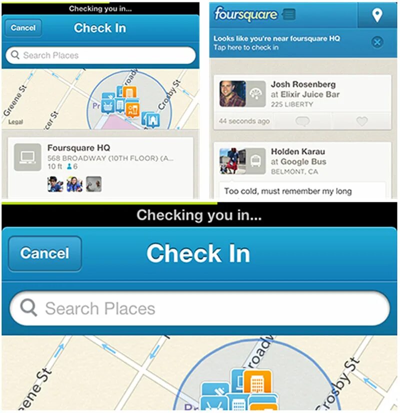 Foursquare приложение. Приложение check in. Foursquare как выглядеть. СКТД Foursquare. Tap to check your