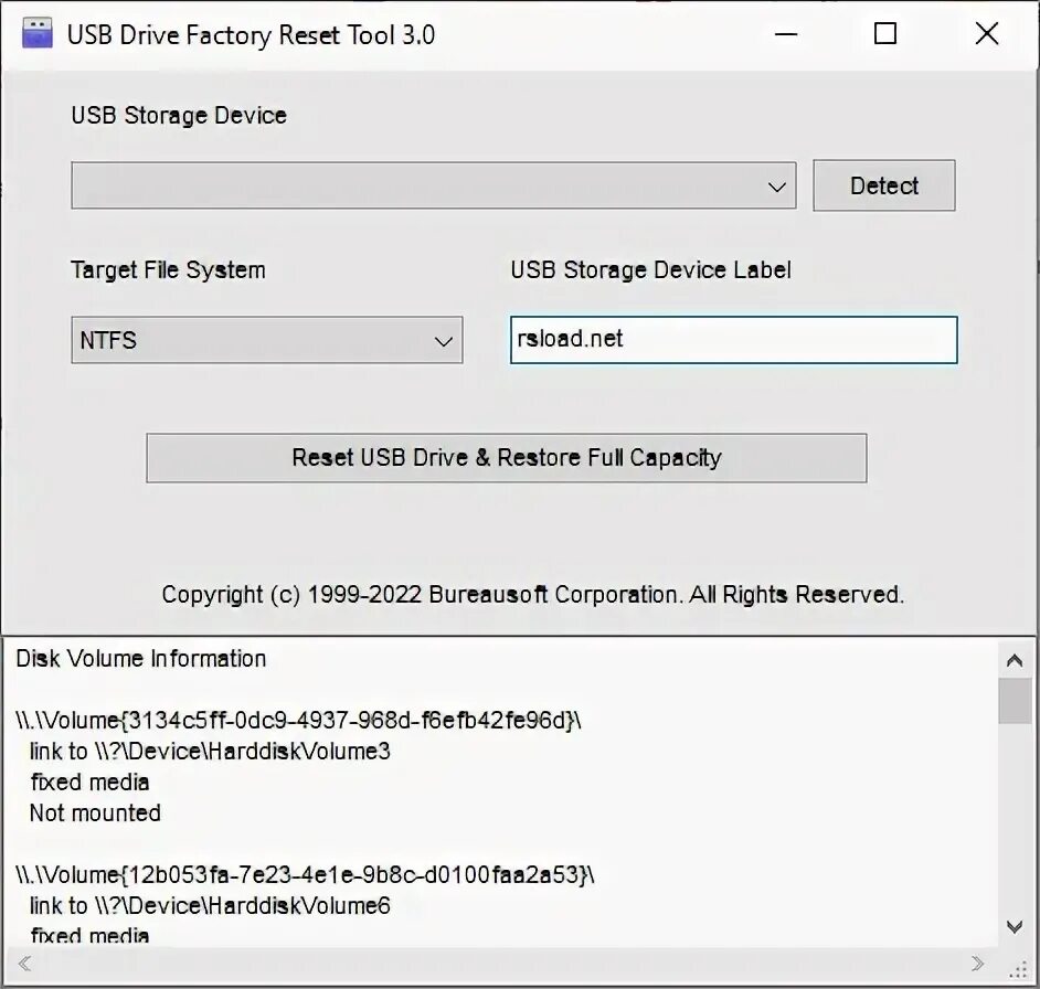 Usb factory reset tool. Usb factory reset tool