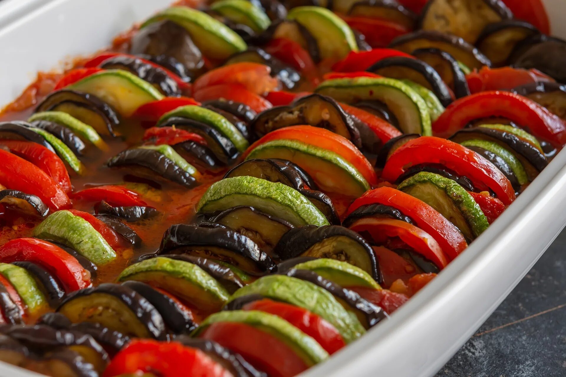 Ratatouille dish