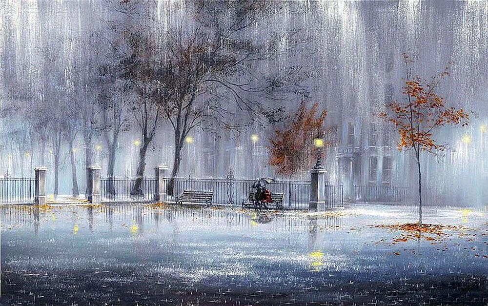 Художник Джефф Роуланд (Jeff Rowland). Картины Джефф Роланд (Jeff Rowland). Художник. Джефф Роуланд картины. Джефф Роуланд картины под дождем.